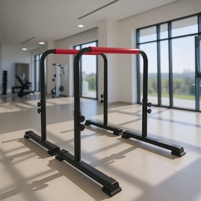Powertrain Height-Adjustable Dip Bars Pair Load Capacity 200kg Separated Type Image 6