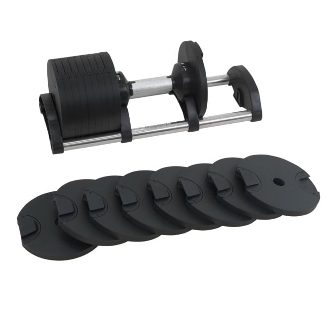 Powertrain Eon 36kg Dial-Up Adjustable Dumbbell Home Gym Weights Image 6