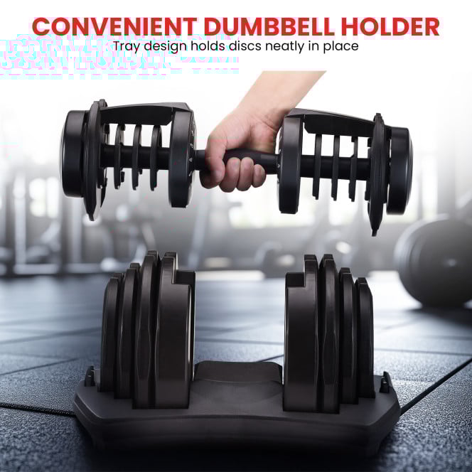 Powertrain 80kg Gen3 Adjustable Dumbbell Home Gym Weights Image 5