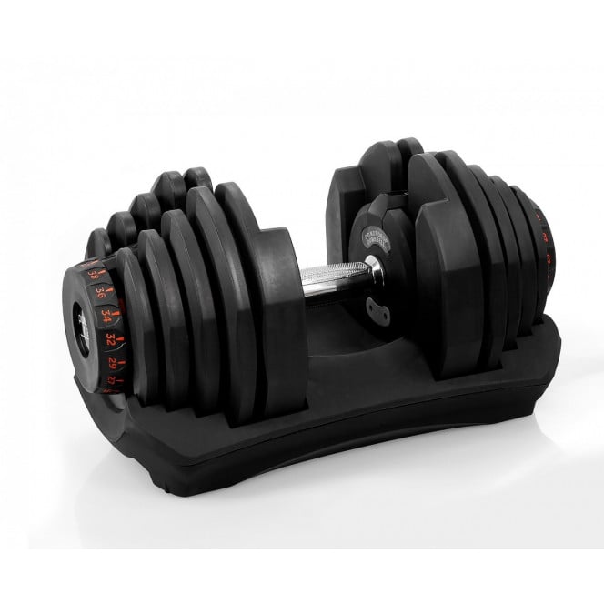 80kg Adjustable Dumbbells Set with Stand by Powertrain Image 2