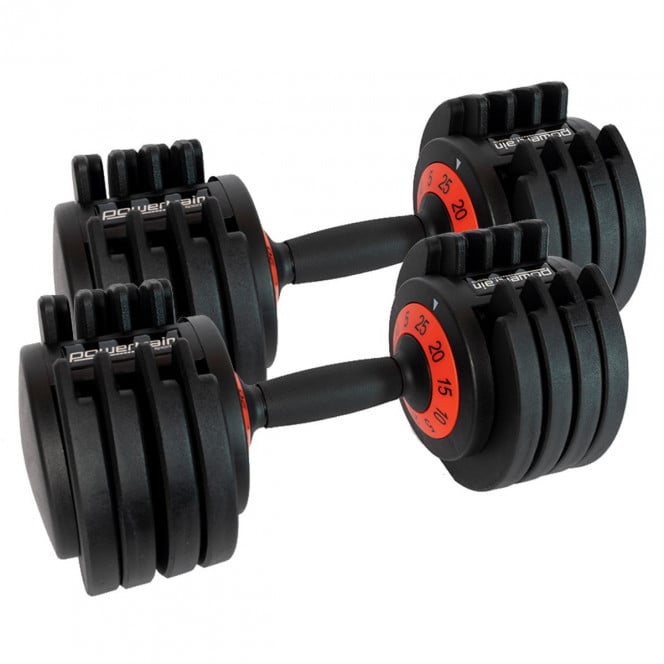 50kg Powertrain GEN2 Pro Adjustable Dumbbell Set Image 3