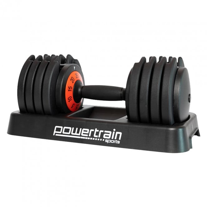 25kg Powertrain GEN2 Pro Adjustable Dumbbell Image 2