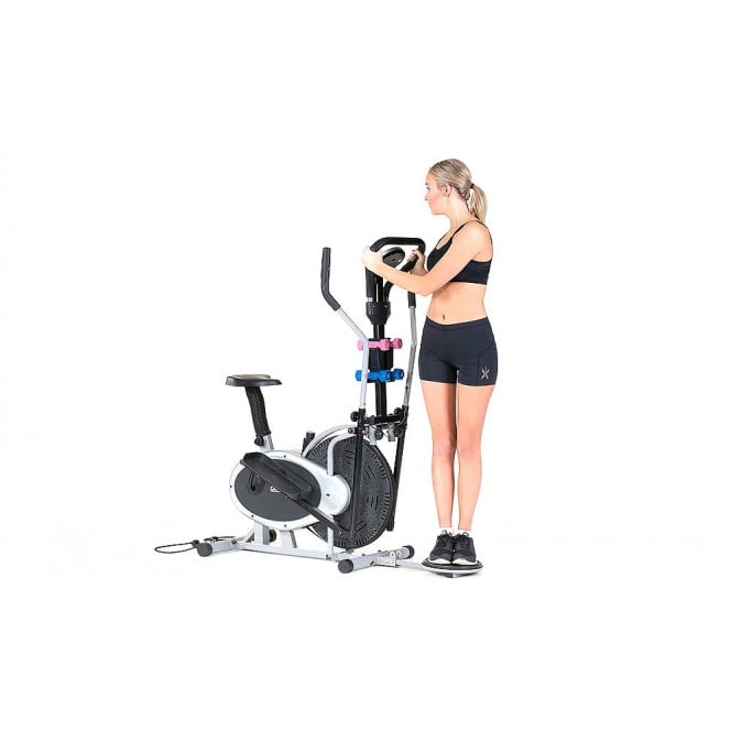 Powertrain 6-in-1 Elliptical Cross Trainer Bike with Weights and Twist Disc Image 5