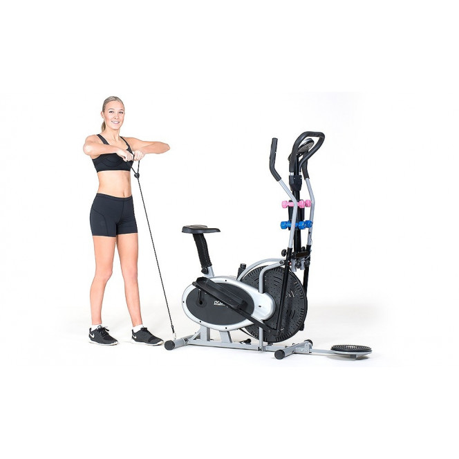 Powertrain 6-in-1 Elliptical Cross Trainer Bike with Weights and Twist Disc Image 6