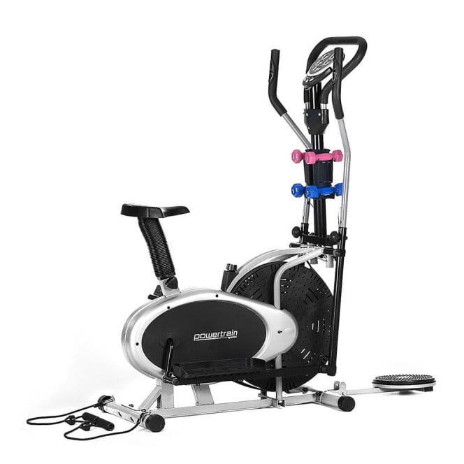 Powertrain 6-in-1 Elliptical Cross Trainer Bike with Weights and Twist Disc Image 11