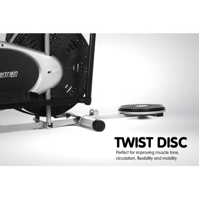 Powertrain 6-in-1 Elliptical Cross Trainer Bike with Weights and Twist Disc Image 4