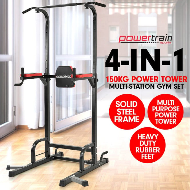 Powertrain Pull Up Station for Chin Ups Pull Ups and Dips Image 9