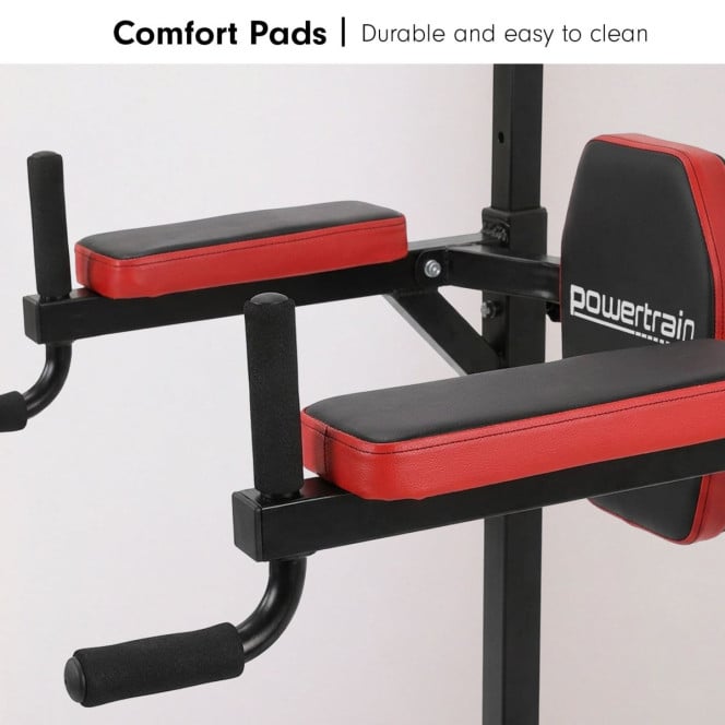 Powertrain J06 Multi-Function Power Tower Pull Up Chin Up Dip Station Heavy Duty Home Gym Strength Training Equipment Image 8