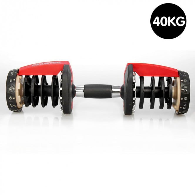 1x Powertrain Adjustable Home Gym Handle for 40kg Dumbbell only