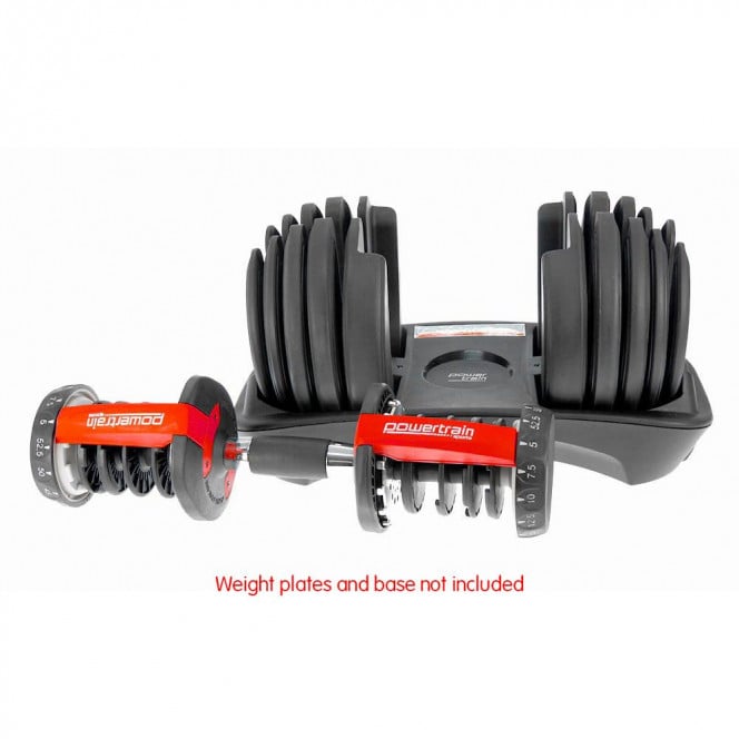 1x Powertrain Adjustable Home Gym Handle for 24kg Dumbbell only Image 4