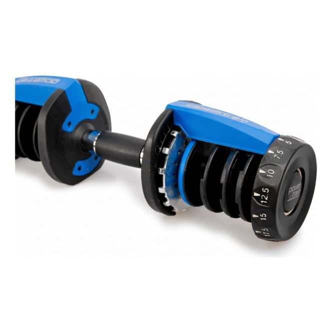 1x Powertrain Adjustable Home Gym Handle for 24kg Gold Dumbbell only Image 2