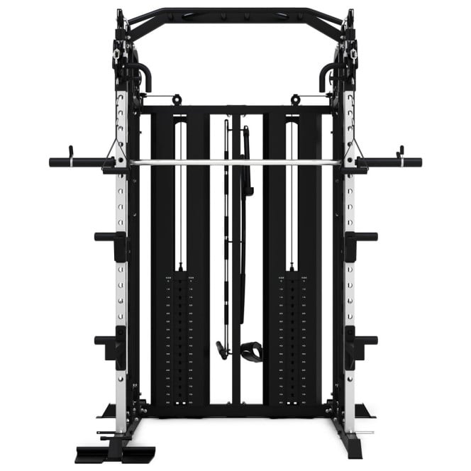 Powertrain 938B Multi-Function Gym Station Smith Machine & Dual Weight Stack Image 4