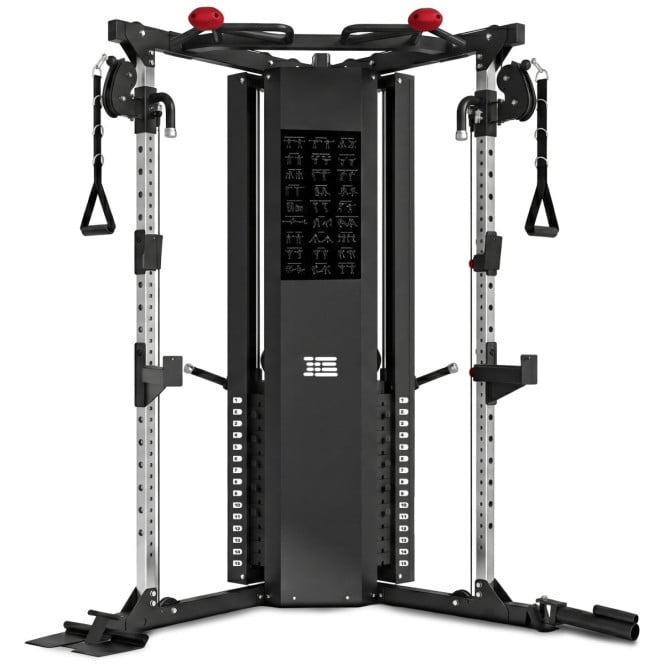 Powertrain Home Gym Station Functional Trainer Cable Power Rack 136kg Weight Stack Image 2