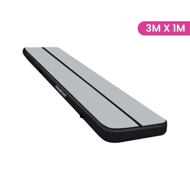 Powertrain 3m Airtrack Tumbling Mat Air Track Exercise Gymnastics with Pump Image 4