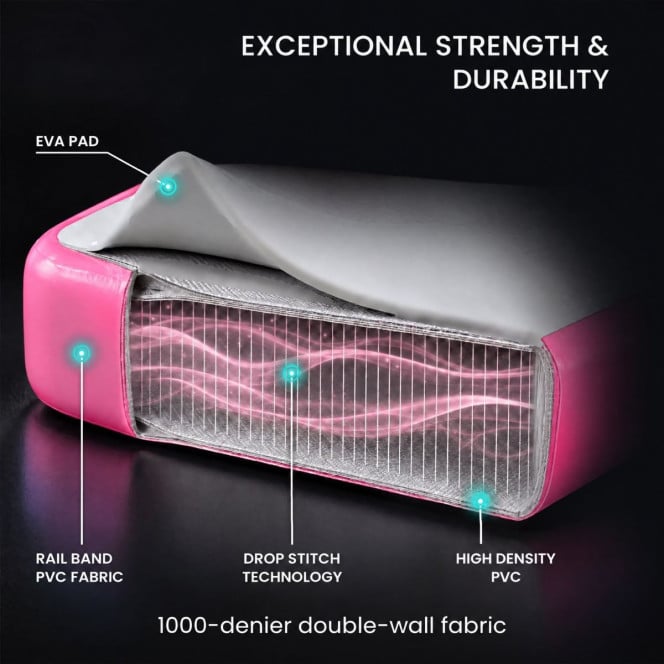 Air Track Powertrain 5m x 1m x 20cm Inflatable Gymnastics Tumbling Mat Image 6
