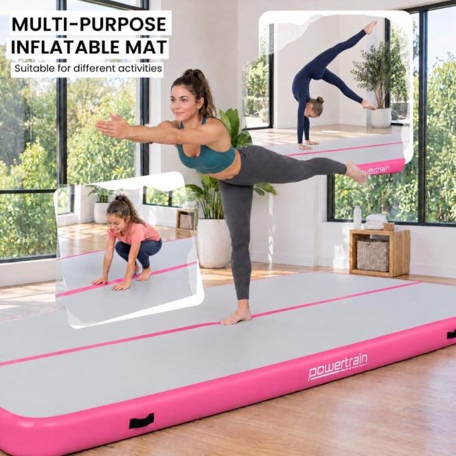 Air Track Powertrain 5m x 1m x 20cm Inflatable Gymnastics Tumbling Mat Image 7