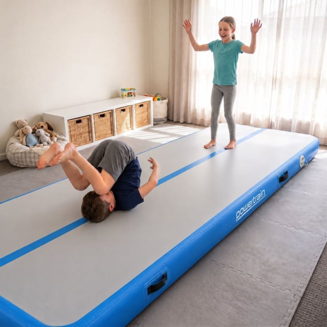 Air Track Powertrain 6m x 1m x 20cm Inflatable Gymnastics Tumbling Mat Image 12