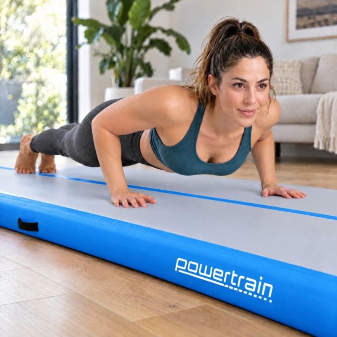 Air Track Powertrain 6m x 1m x 20cm Inflatable Gymnastics Tumbling Mat Image 14