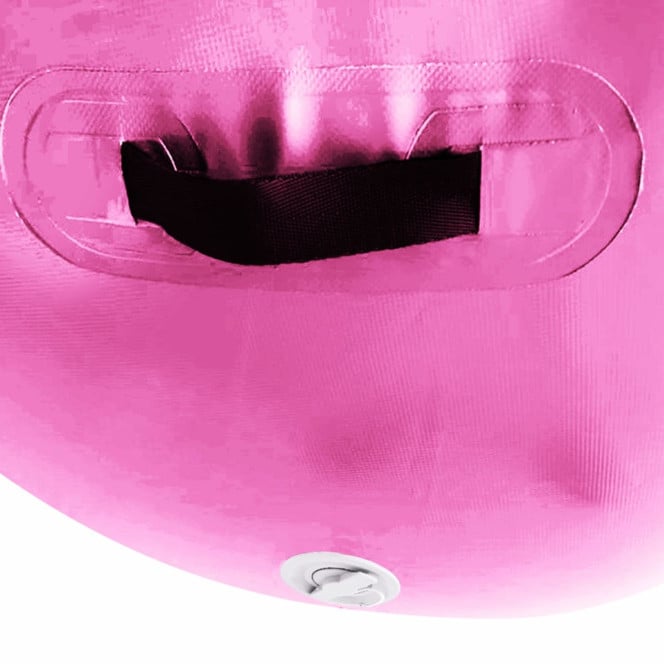Powertrain Inflatable Air Barrel Gymnastics Roller 120cm x 75cm - Pink PVC Tumbling Mat for Flips & Balance Image 5