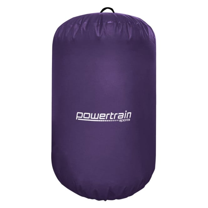 Powertrain Inflatable Air Barrel Gymnastics Roller 120cm x 75cm - Purple PVC Tumbling Mat for Flips & Balance