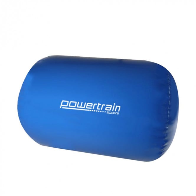 Inflatable Gymnastics Air Barrel Exercise Roller 120cm x 75cm - Blue Image 2