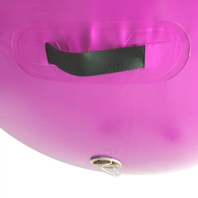 Inflatable Gymnastics Air Barrel Exercise Roller 120cm x 75cm - Pink Image 5