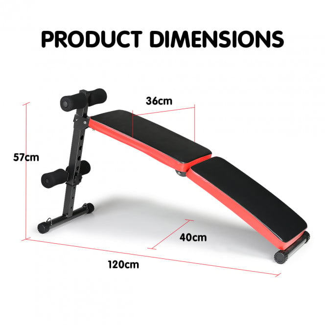 Sit Up Bench Incline with Resistance Bands - Powertrain Image 7