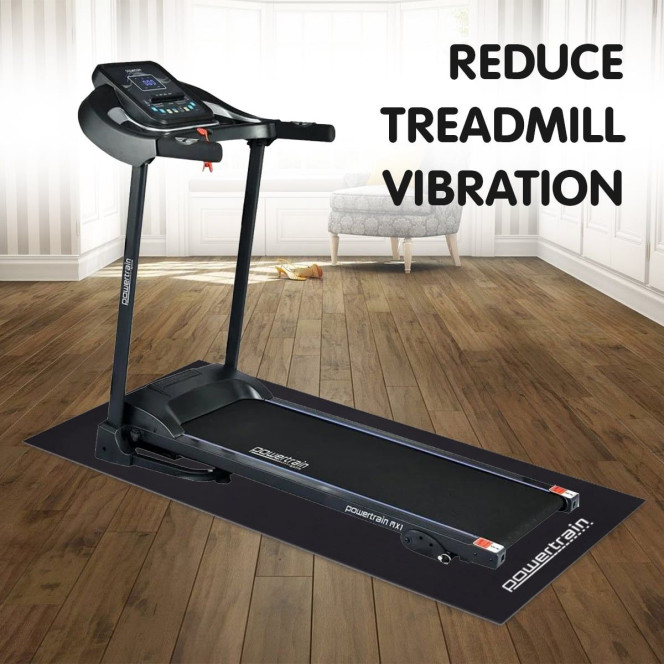 Powertrain 1.5m Exercise Treadmill Mat 5mm Thick Non-Slip EVA Floor Protector for Spin Bike Home Gym Equipment Image 3