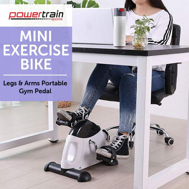 Powertrain Mini Exercise Bike Arm and Leg Pedal Exerciser Image 5