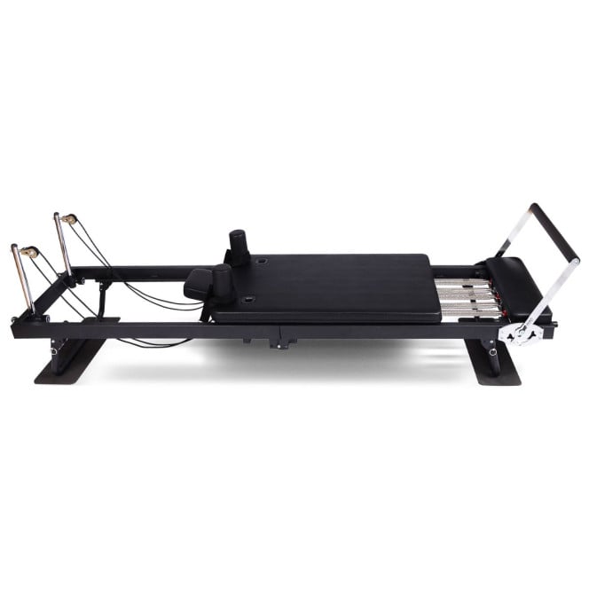 Powertrain Aria Pilates Reformer Machine Steel Foldable Multifunctional Home Gym Equipment Exercise Trainer Black Image 4