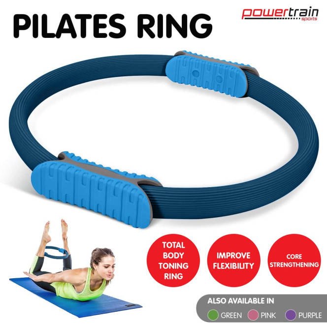 Magic Circle Pilates Ring 40cm - Blue Image 9