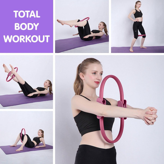 Magic Circle Pilates Ring 40cm - Pink Image 7