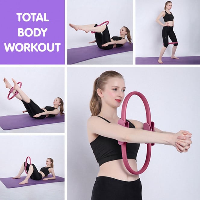 Magic Circle Pilates Ring 40cm - Pink Image 8