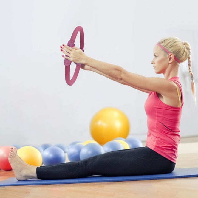 Magic Circle Pilates Ring 40cm - Pink Image 9