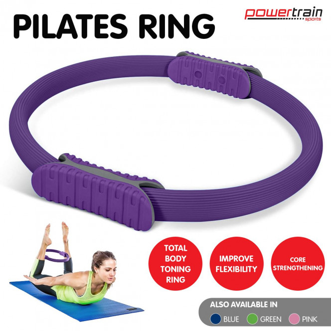 Magic Circle Pilates Ring 40cm - Purple Image 10