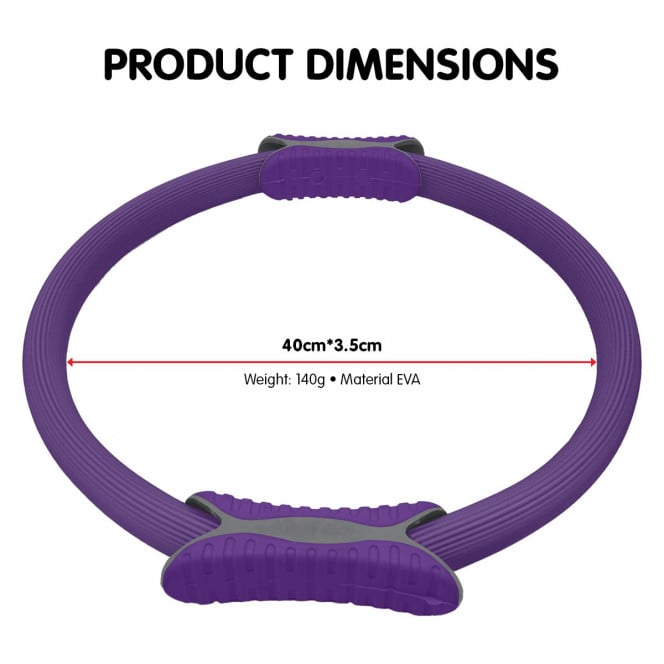 Magic Circle Pilates Ring 40cm - Purple Image 5