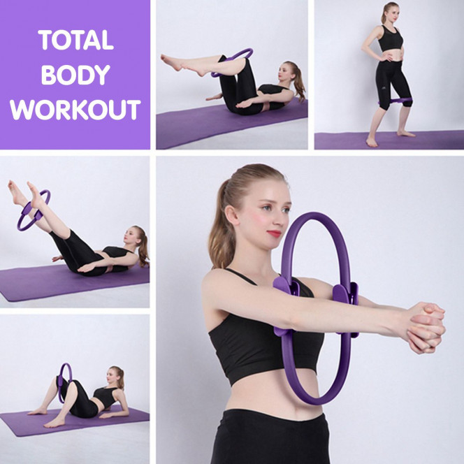 Magic Circle Pilates Ring 40cm - Purple Image 8