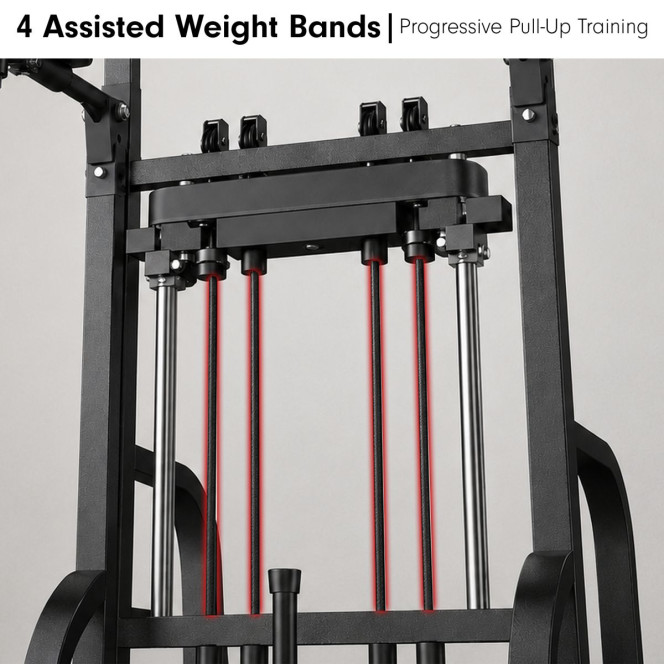 Powertrain Pull-Up & Dip Power Tower Multifunction Strength Training Station Image 8