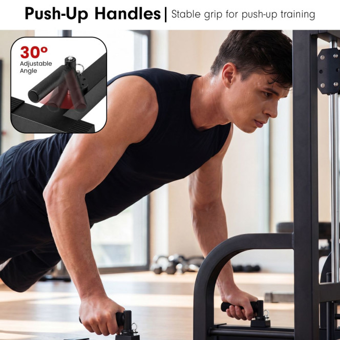 Powertrain Pull-Up & Dip Power Tower Multifunction Strength Training Station Image 16