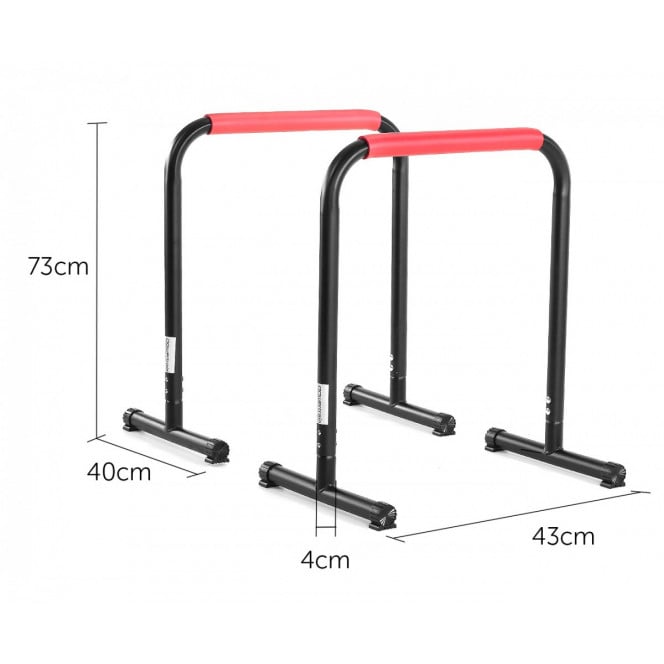 Powertrain Pair Dip Bar Parallette Stand Workout Station Image 8