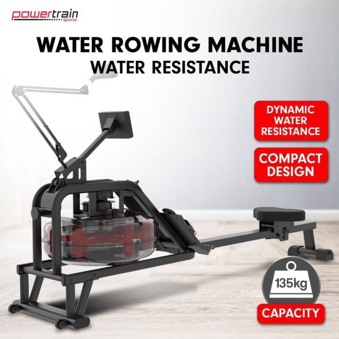 Powertrain Water Resistance Rowing Machine Rower Image 2