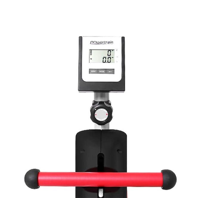 Powertrain Rowing Machine Magnetic Flywheel Quiet Home Gym Exercise Rower with LCD Screen for Full Body Workout Image 7