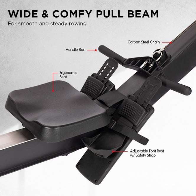 Powertrain Air Rowing Machine with App Connectivity Image 7