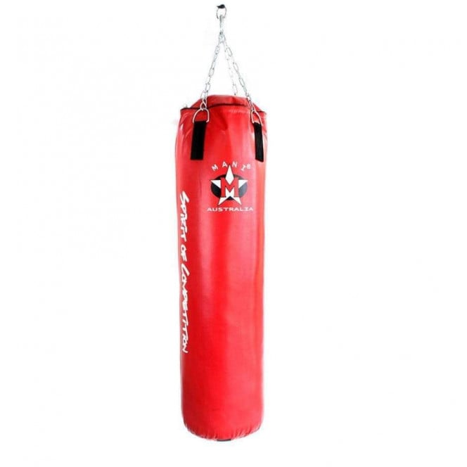 Standard Vinyl 4ft Punch Gym Sports Bag Red