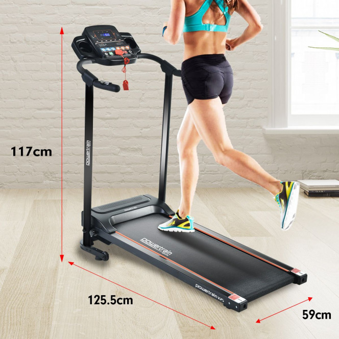 Powertrain V25 Electric Treadmill with 12 Programs Image 5