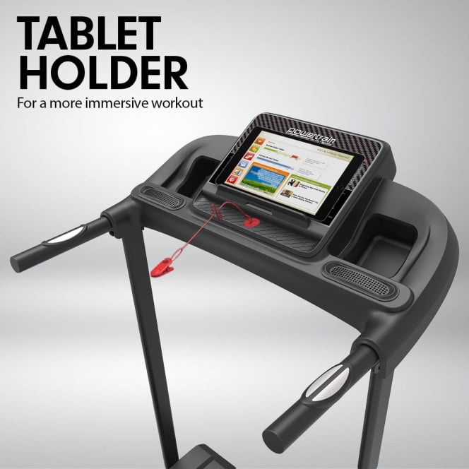 Powertrain K100 Foldable Electric Treadmill 1100W Home Gym Cardio Running Walking Machine with Incline Image 9