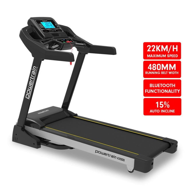 Powertrain K2000 Electric Treadmill With Fan and Auto Incline