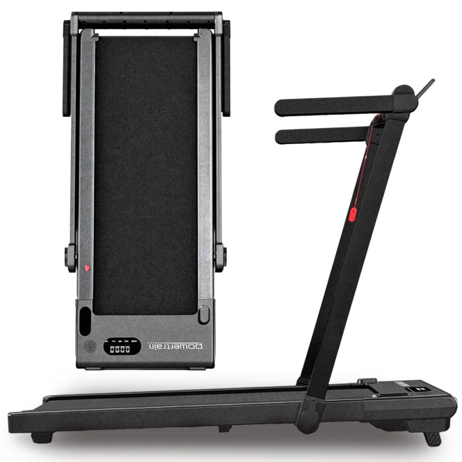 Powertrain V200 3.0HP 2-in-1 Foldable Electric Walking Pad 14kph Under Desk Running Machine Home Gym Image 14