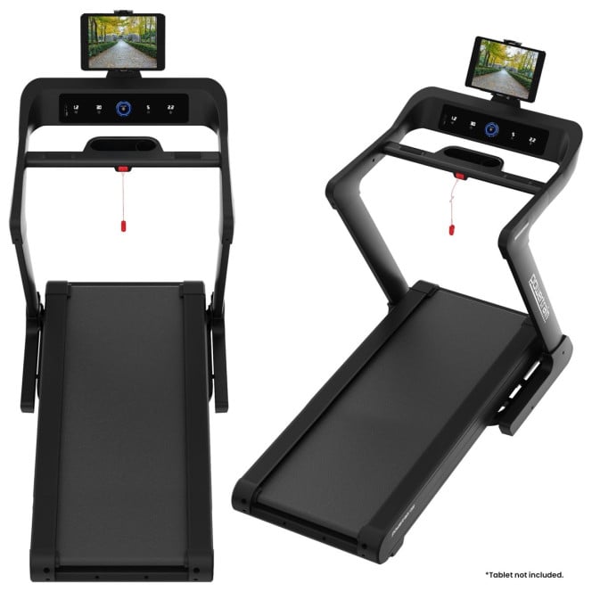 Powertrain V500 3HP Foldable Treadmill with Automatic Incline & Bluetooth Image 9