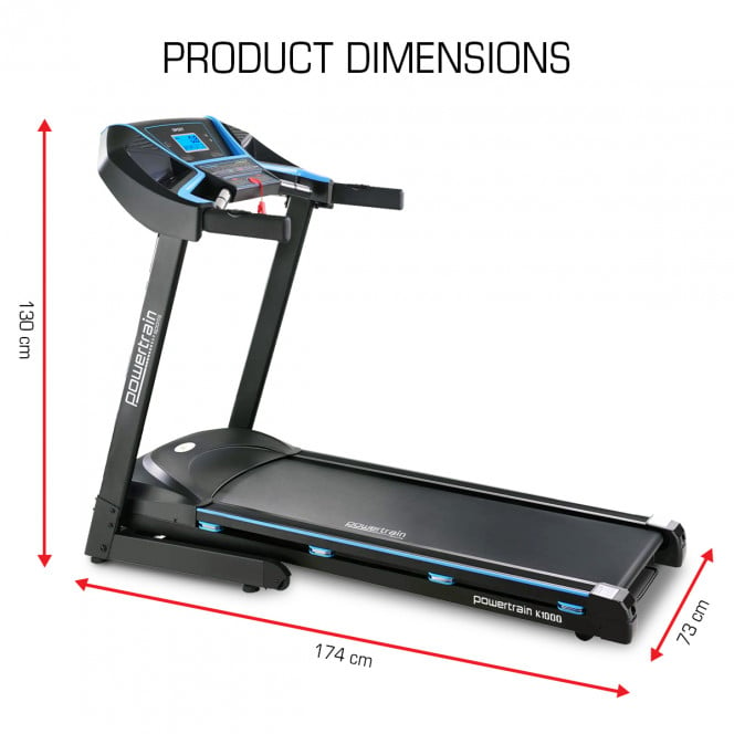 Powertrain K1000 Electric Treadmill with Power Auto Incline Image 3